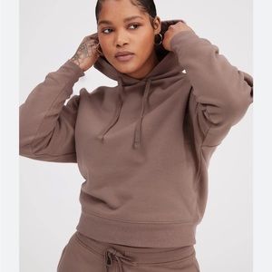Girlfriend collective hoodie - taro (brown / purple color)